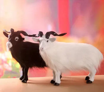 

SIMULATION MODEL OF GOAT SIMULATION SHEEP HOME FURNISHING ARTICLES KID'S LAMB HANDMADE GOAT MODEL DECORATION GIFT