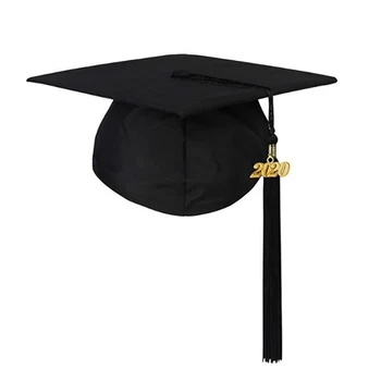 

1pcs University Graduation Bachelors Doctor Academic Master Mortarboard Hat School Graduation Party Tassels Capa