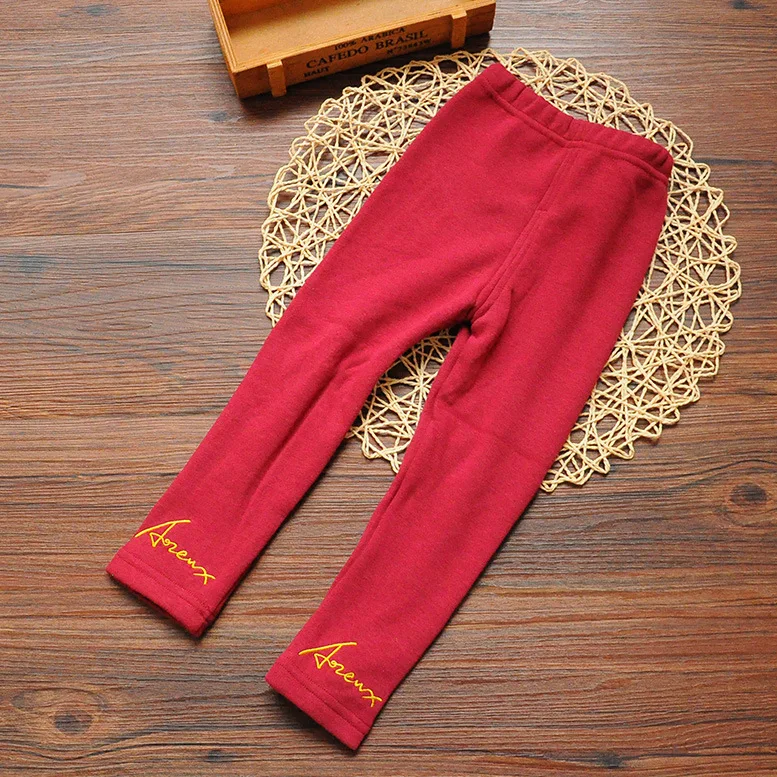 Обтягивающие леггинсы в Корейском стиле для девочек; Новинка года; стильные осенне-зимние штаны с бархатом; Sub-Jimo