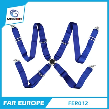 

4 Point 3 Inches Blue Color Quick Release FIA Racing Car Harness FER012