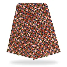 Цена оптовой продажи! Лучшее качество! Настоящий настоящий голландский принт воск, африканская набивная мягкая ткань хлопок 6 ярдов Y91016-4