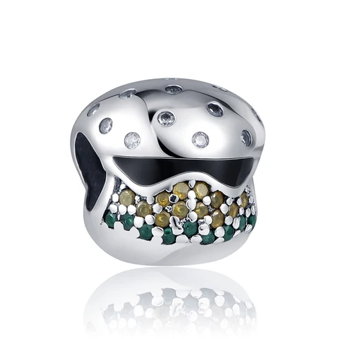 Sterling Silver elephant i love my flower dog paw  Beads Charms Original fit  Bangles &Bangles Women Fashion Jewelry