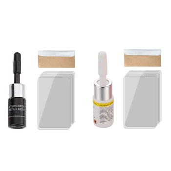 

Car Windshield Repair Tool Scratch Crack Restore 3mL Resin+Blade+Strips