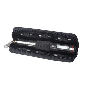 

High Quality ES120 ES121 Small Lightweight Electric Screwdriver Carry Case Zipper Pouch Screw Driver Bit PU Organizer Bag