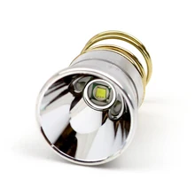 Couvercle de lampe en aluminium, réflecteur lisse, 1 mode on off 26.5mm XML T6, pour lampe de poche 501B 502B P60 M5 M6