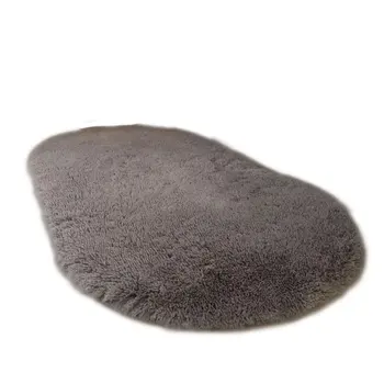 

Fluffy Oval Carpets For Living Room Decor For Bedroom Shaggy Area Rug Modern Mats Faux Fur Rugs Kids Room Long Plush Rugs