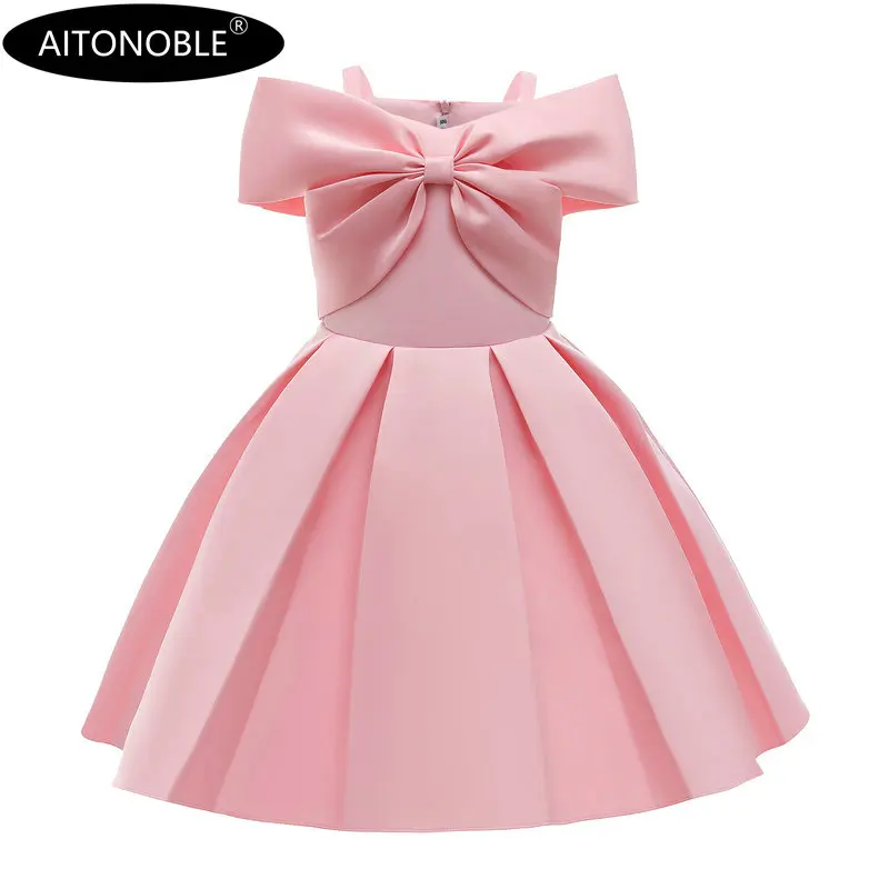 Aitonoble Summer New Costume Gilrs Dress Girl's Dress Princess KidsSkirt Cosplay For Girls With a Gift Bag