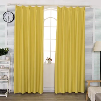 

Modern High-precision Solid Blackout Curtain Fabric Japanese Korean Finished Curtain for Living Room Bedroom Window Curtains