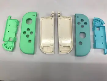 

10sets Replacement Housing Hard Shell Skin Case for Nintend Switch NS Joy-Con Controller Green Faceplate Cover for joycon