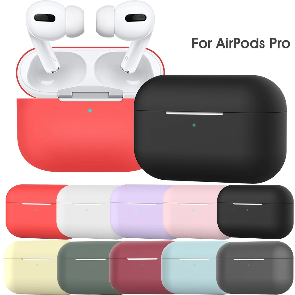 Чехол для Apple Airpods Pro беспроводной Bluetooth чехол наушников конфетный цвет сумка