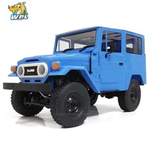 WPL Металлическая машинка на пульте управления C34 RTR 1/16 Toyota FJ40 4WD Альпинизм внедорожный грузовик Дистанционное управление автомобиль DIY Аксессуары RC игрушка для детей RC подарок