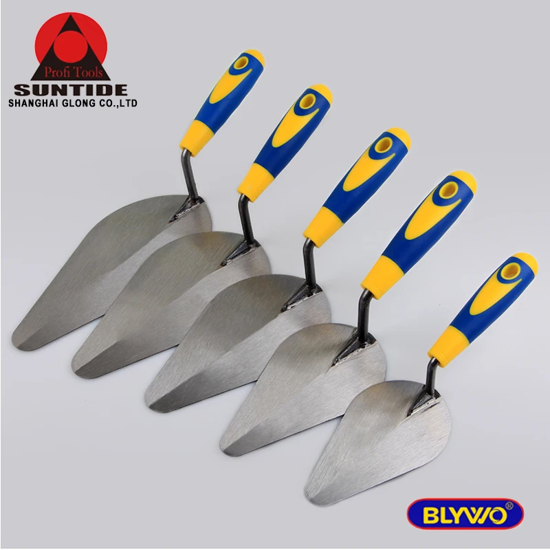 Margin Trowel 9 inch with Comfort Plastic Handle for Hand Tools DIY Bricklaying Trowel