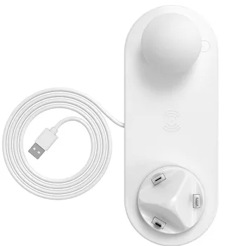 

Multifunction Wireless Charger USB Port Charger with Night Light for iPhone Android SP99