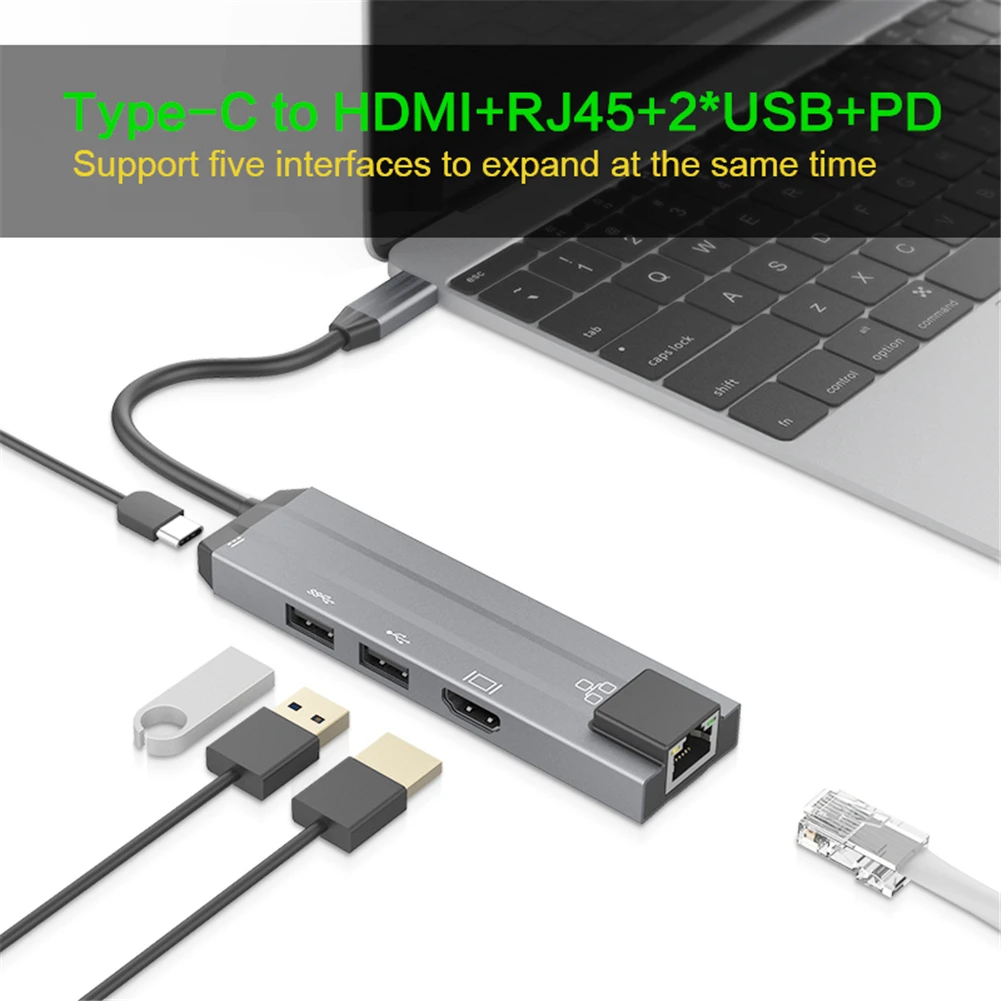 Usb-хаб USB C к HDMI USB 3,0 type C USB 3,0 концентратор SD/TF кард-ридер адаптер для MacBook samsung Galaxy S9/Note 9 huawei P20 Pro