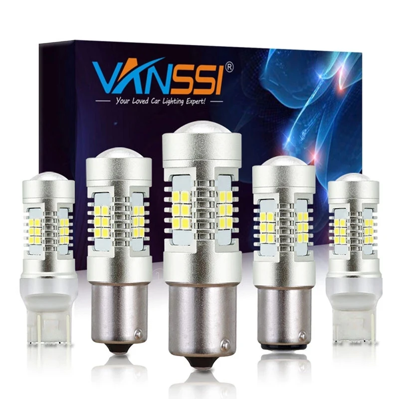 1156 Ba15s P21W светодиодсветодиодный лампы заднего хода Bau15s PY21W T20 W21W W21/5W 7440 7443 1157 Bay15d