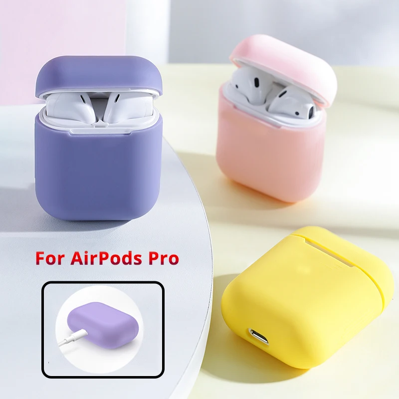 Мягкий чехол для Apple Airpods Pro Чехол роскошный мягкий жидкий силиконовый сумка