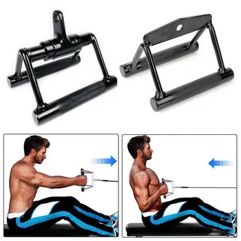 Fitness Barbell T Bar 360 Swivel Cable Machine Handle Attachments Rowing Machine Handle Pull Down