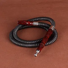 5 цветов 2 шт./компл. арабский кальян аксессуары 1 м PE шланг трубка и деревянная ручка для кальян аксессуары для трубок