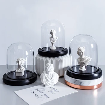 

Nordic Resin Statue Small Art Sculpture Art Bust Crafts Living Room Ornaments Decoration Gift Greek Escultura Home Decor AC50DX