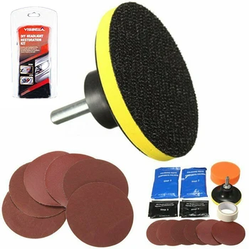 

Car Renovation Headlight Lens Cup Holders Professional Car Headlight Lens Restoration Repair Kit Polishing Cleaner Tool