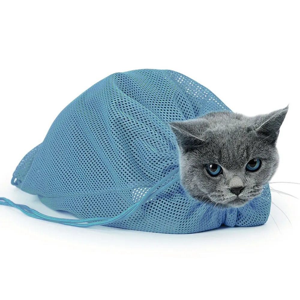 

Cat Bathing Bags Anti Scratching Biting Bag for Bathing Trimming Injecting Bath Bag for Kitten Cat Grooming Tools Pet Supplies