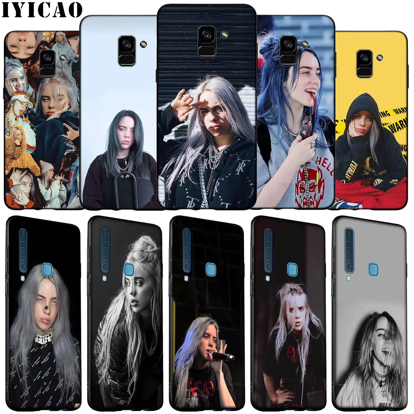 Чехол для телефона Billie Eilish Music Singer Samsung Galaxy A51 A71 A81 A91 A41 A21 A11 A01 A2 Core J8 J7 J6 J4 Plus Prime 2018 |