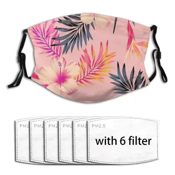 

Windproof Breathable Anti Haze PM2.5 Anti Dust Mask The Pineapple Flowers Unisex Activated Carbon Filter Mouth Face Masks