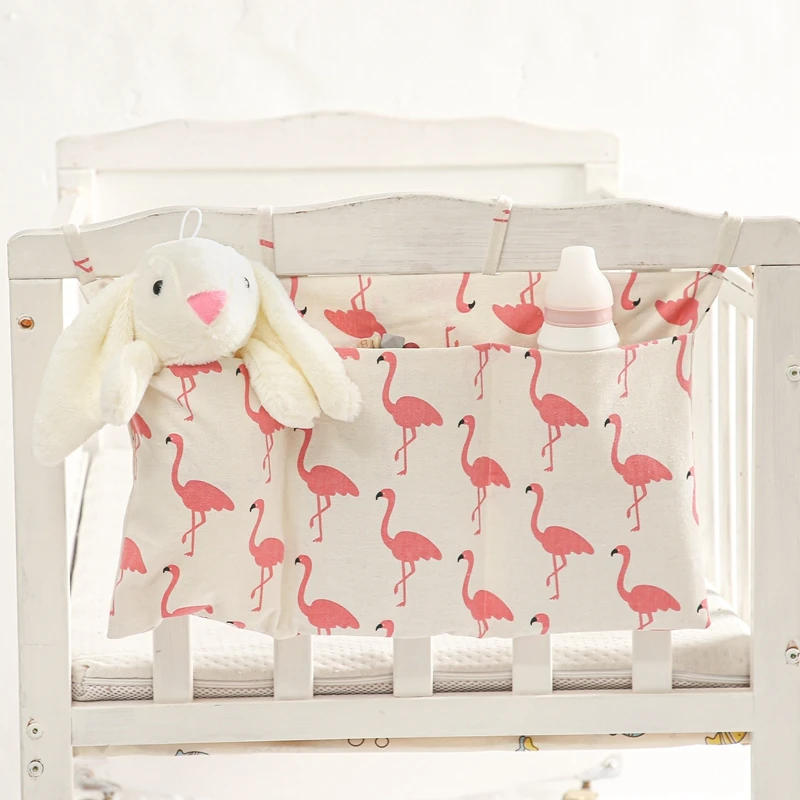 Bedside Storage Bag Baby Crib Organizer Hanging Bag for Dormitory Bed Bunk Bed Rails Book Toy Diaper Pockets Bed Holder 7 H332c1e0a57f9447f9e8d9f03f19039abp