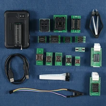 V10.80 xgecu t56 programador 56 pinos apoio 26084 + ics para pic/nand flash/emmc tsop48/tsop56/bga + 17 peças