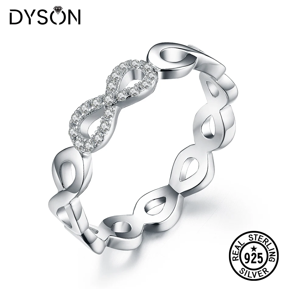 Женское Обручальное Кольцо Dyson серебряное кольцо с цирконием и 925 пробы ювелирные