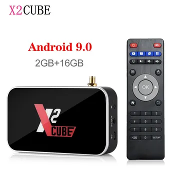 

Android 9.0 TV box X2Cube S905X2 Quad Core 2GB DDR4 16GB Set Top Box 2.4G&5.8Ghz Dual Wifi 1000M Bluetooth 4K HD Media Player X2