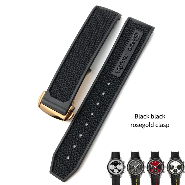 Karet Silikon Lembut Watchband 19Mm 