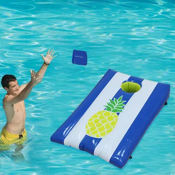 

Inflatable Floating Game Throw Match Game Pool Party For Swimming Pools, Lawns Throw Pool Beanbag Toys Children's outdoor toys