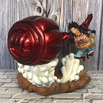 

One Piece GK Statue Premium Edition 4th Gear Big Hand Ape King Gun Luffy Limited Action Figure Collection Model toys Y1245
