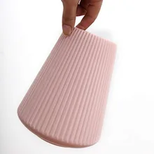 Пластиковая ваза Розовая белая имитация жардиньерки керамический цветочный горшок Цветочная корзина Цветочная ваза для украшения интерьера скандинавские украшения