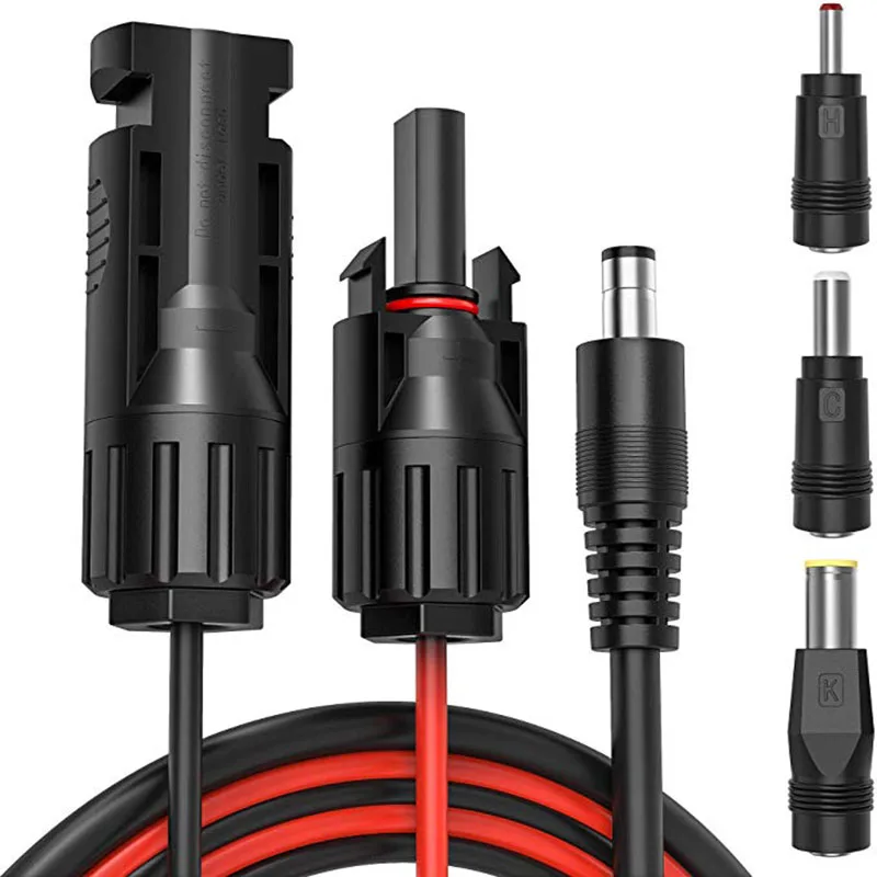 

Kohree MC4 to DC 8mm Adapter Cable Connector 16AWG 5FT Wire Adapter Kit for GZ Yeti Backup Power Station Solar Generator