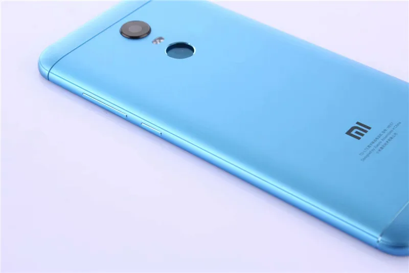 Чехол на заднюю крышку для Xiaomi Redmi 5 Plus 5 Plus металлический чехол для ремонта задней двери батареи+ кнопки стекло камеры