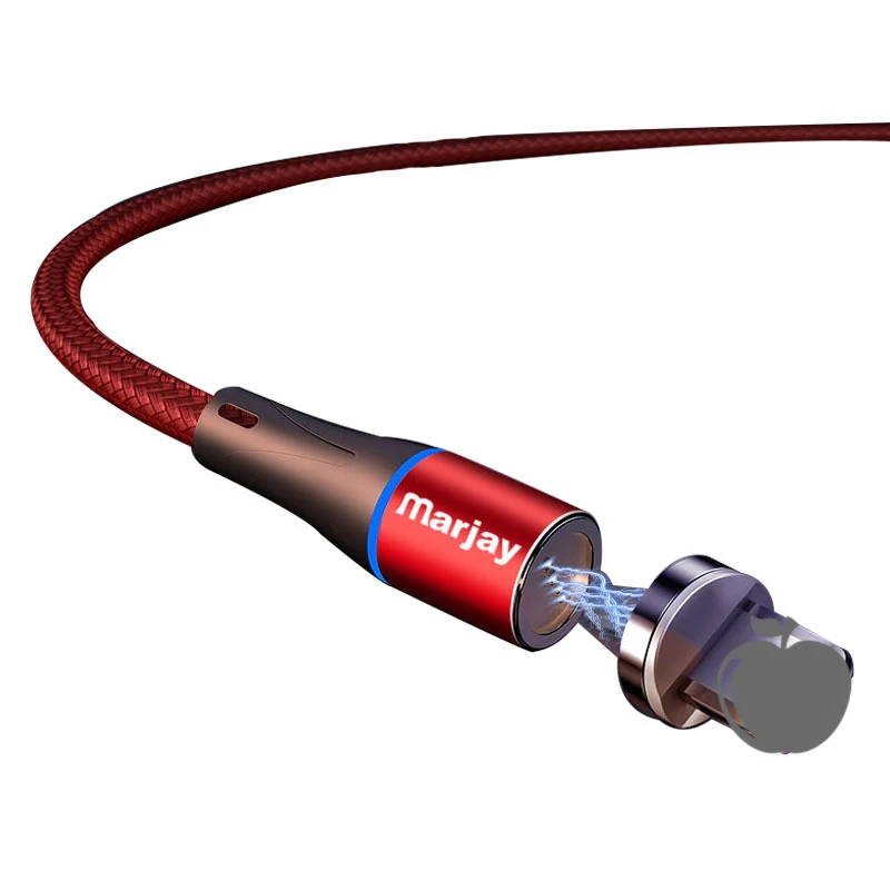 1 м 2 Магнитный Micro USB кабель для iPhone samsung Android мобильный телефон Быстрая зарядка usb