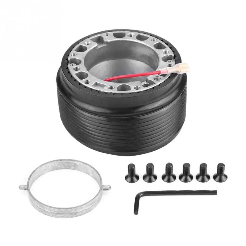 Aluminum 6-Bolt-Hole Steering Wheel Racing Hub Adapter for MAZDA 323 MIATA MX3 MX5 MX6 | Автомобили и мотоциклы