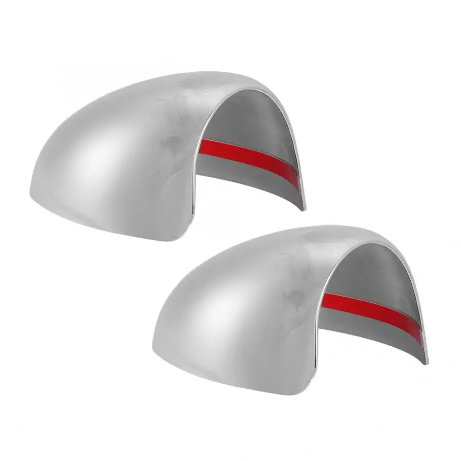 

One Pair Car Door Wing Rearview Mirror Cap Cover Fit for Mini Cooper 2001 2002 2003 2004 2005 2006 (Chrome) Car Styling