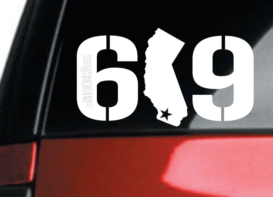 619 San Diego CA 8 &quotнаклейка/наклейка всепогодная практически для любой гладкой