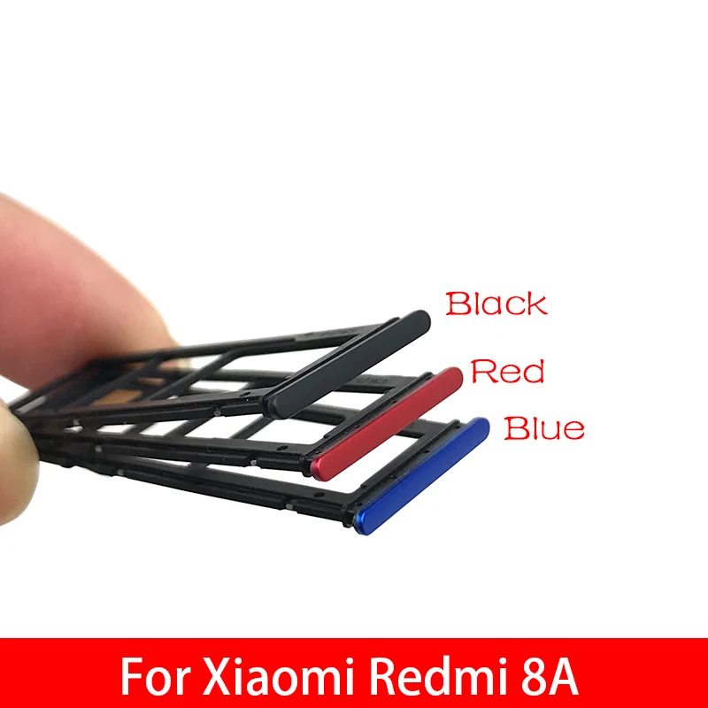10 шт./лот, слот для sim-карты держатель для Xiaomi Redmi 8A Запасная часть