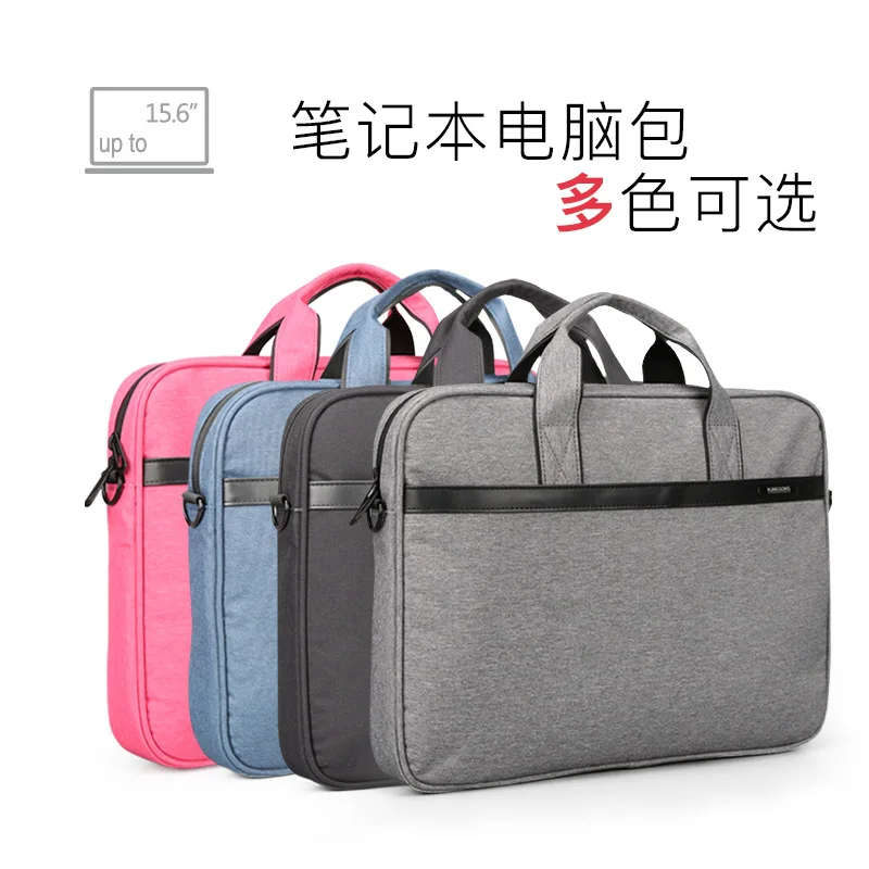 

Kingsons Portable Shoulder Bag Computer Bag USB Charging Business Shoulder Bag Laptop Sleeve
