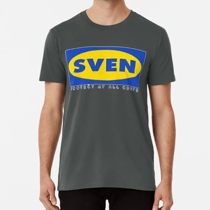 Темно-серый PEWDIEPIE-Sven Merch рубашка/футболка с наклейками pewdiepie sven pewdiepie merch pewdiepie рубашка - Цвет: Темно-серый