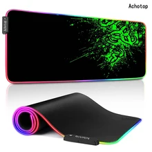 

RGB Large Office Computer Desk Mat Table Keyboard Big Mouse Pad XXL Razer Laptop Cushion Desk Non-slip Mats Gamer Mousepad Mats