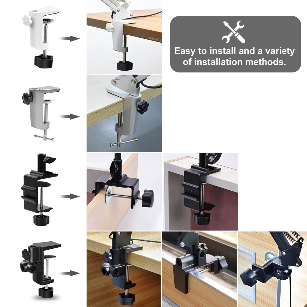 newacalox mesa flexivel grande 5x usb led 05