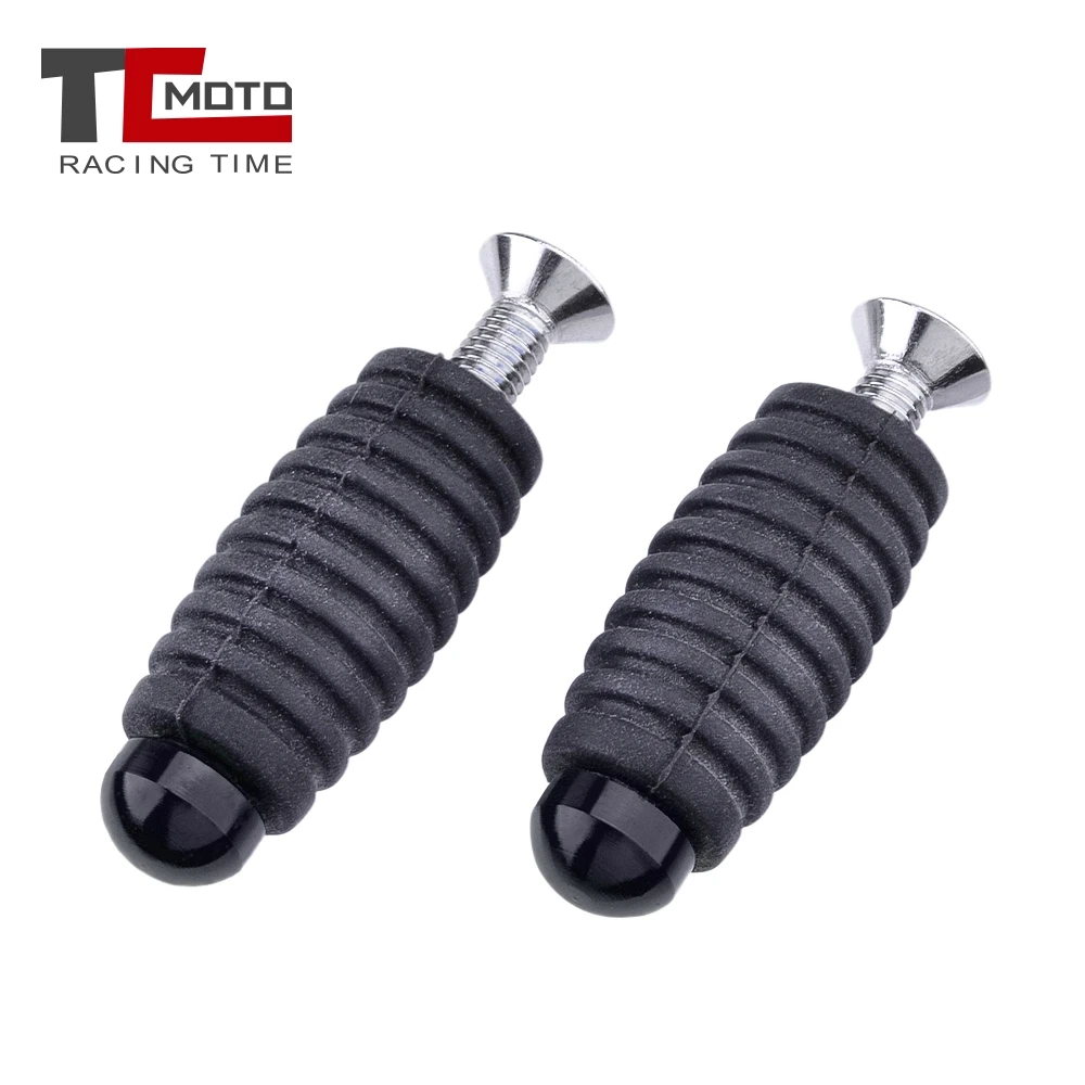 Motorcycle Foot Pedals 6MM M6 Brake Lever Toe Peg Gear Shift Toepeg Pedals Adapter For Suzuki GSX s750 sv650 gsx1300r gsr 600 Bandit 600 650 1200 1250