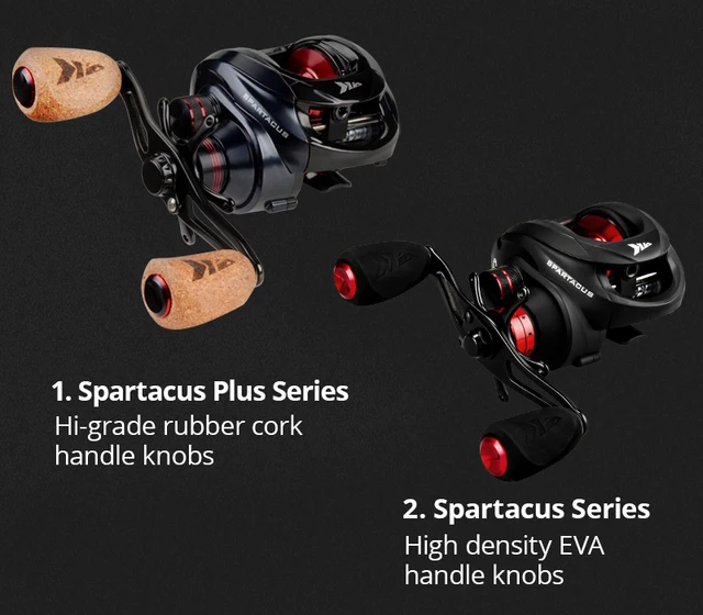 KastKing Spartacus /Spartacus Plus Baitcasting Reel Dual Brake System Reel  8KG Max Drag 11+1 BBs 6.3:1 High Speed Fishing Reel