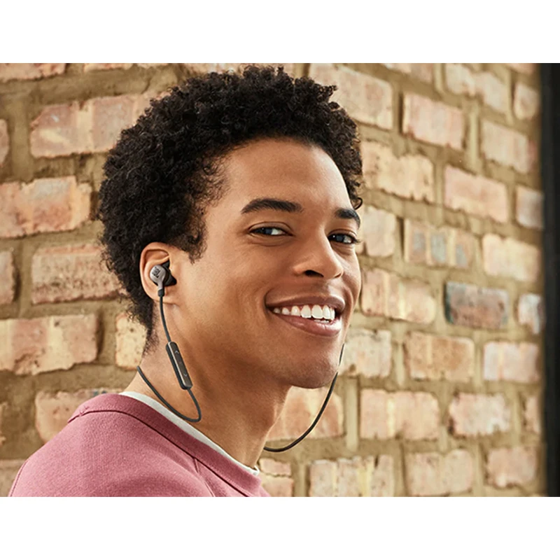 JBL V110BT Wireless Bluetooth Sports Earphones Echo Cancelling Microphone JBL Pro Audio Sound Deep Bass Music Earbuds Headset