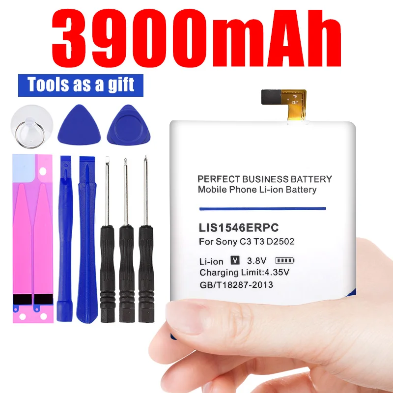 Аккумулятор Lis1546erpc 3900 мА · ч для Sony Xperia C3 T3 D2533 M50w D5103 S55t S55u D2502 | Мобильные телефоны и